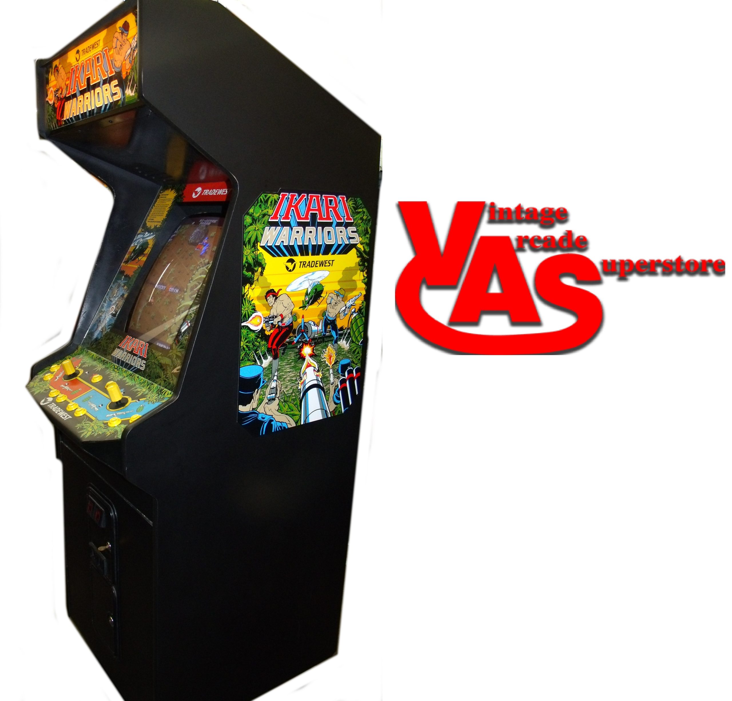 Ikari Warriors no arcade / fliperama , o jogo de ação e guerra da