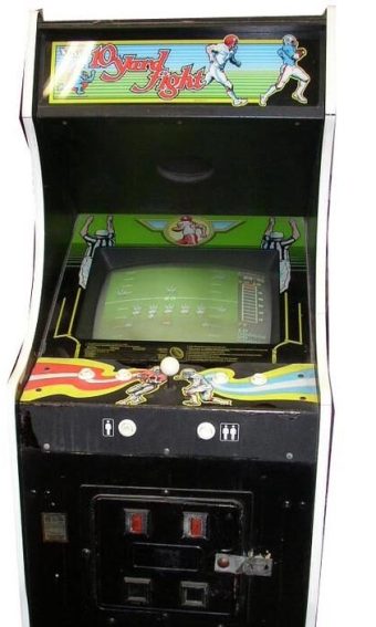 Front view of the 10 yard fight cabinet