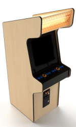 Generic arcade game cabinet stock placeholder photo