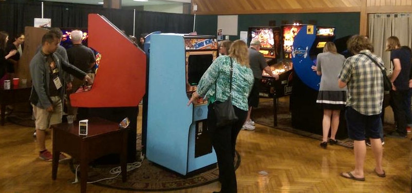 Arcade rental at an event