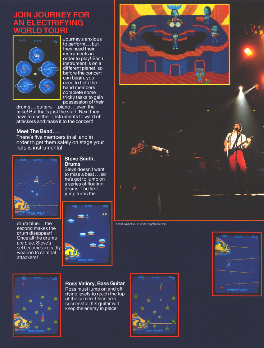 Journey Arcade Game For Sale Vintage Arcade Superstore