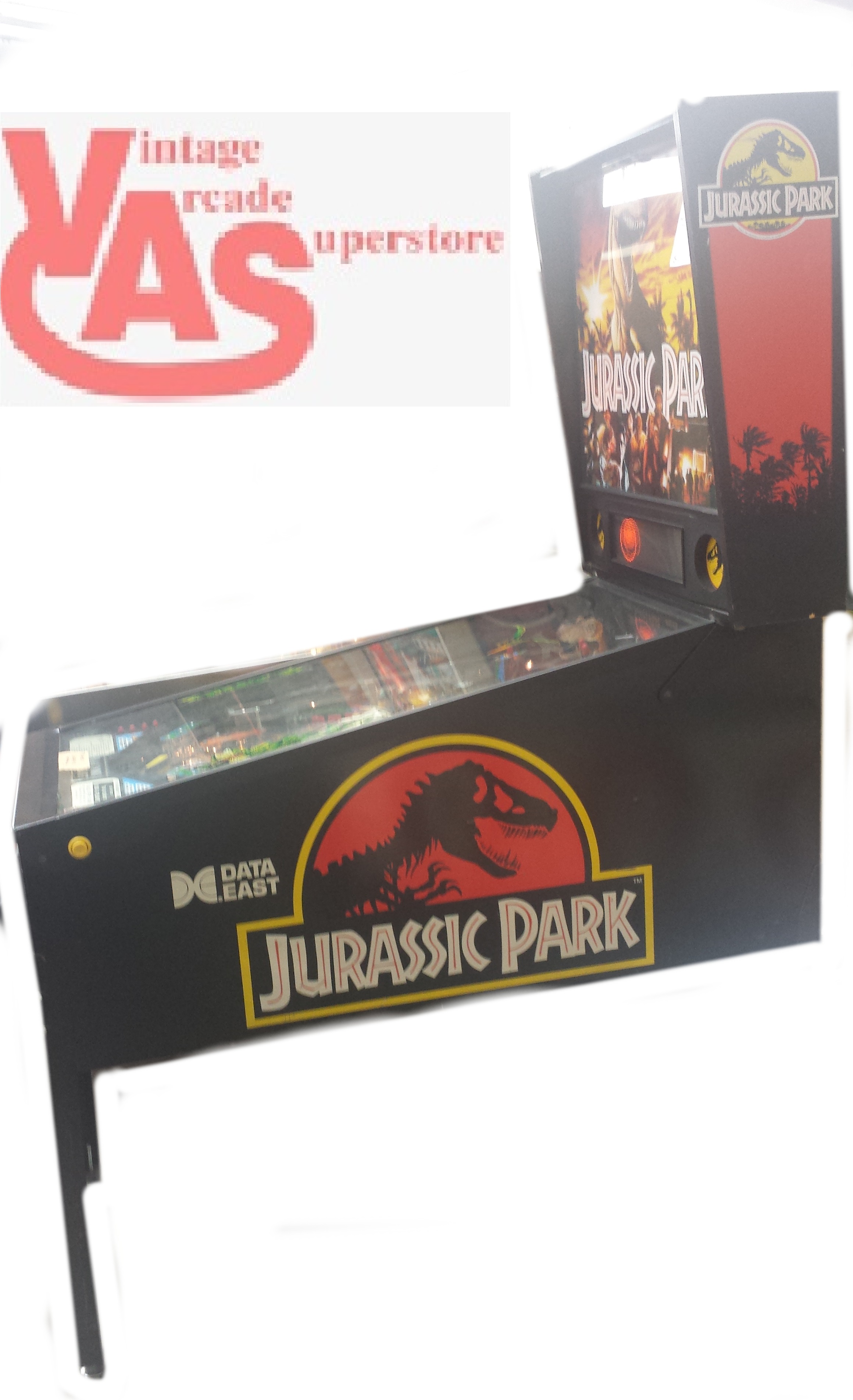 Jurassic Park pinball game for sale Vintage Arcade Superstore