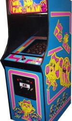 Ms. Pacman with original side art arcade game for sale