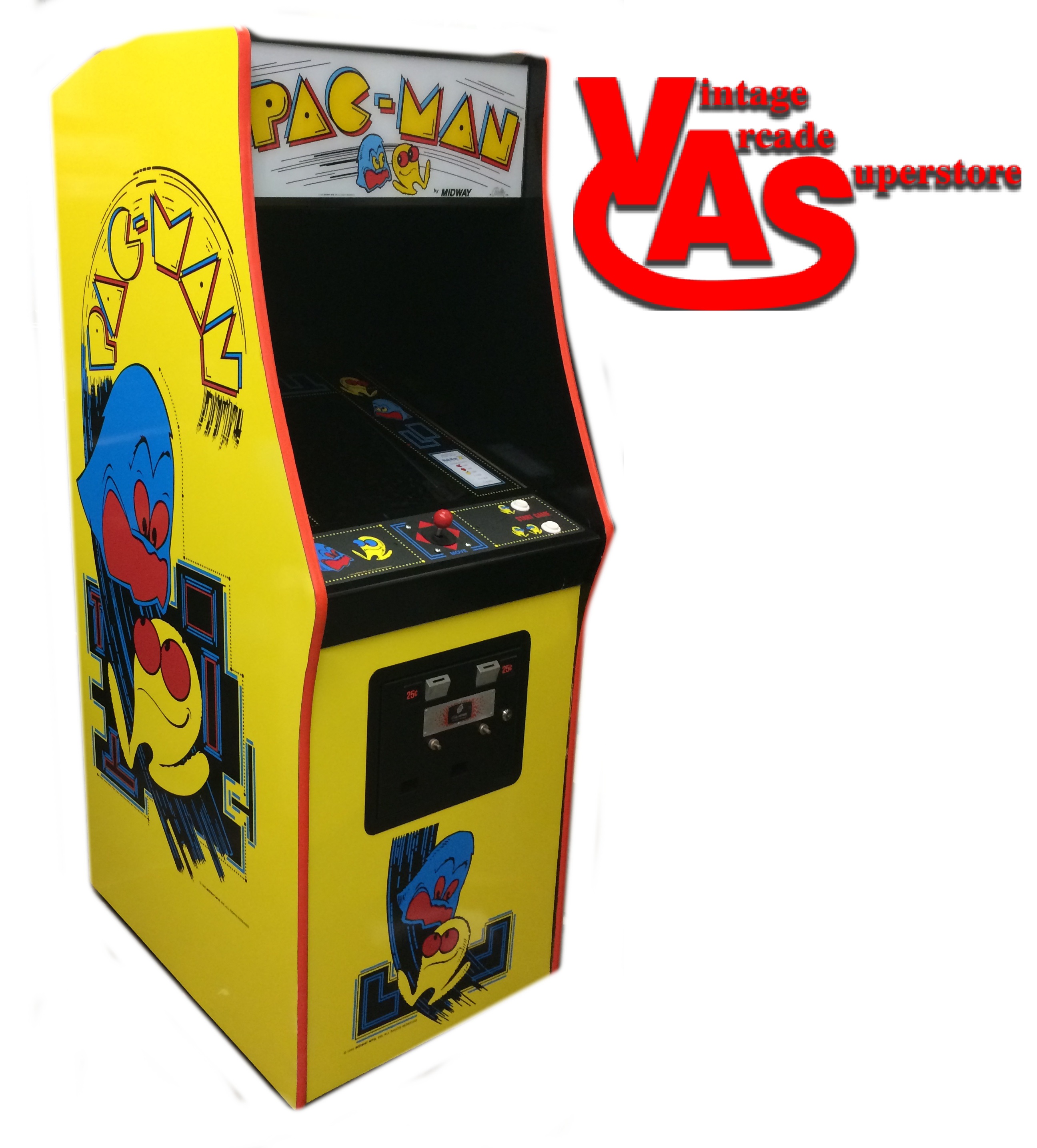 Pacman Arcade game for sale- Vintage Arcade Superstore