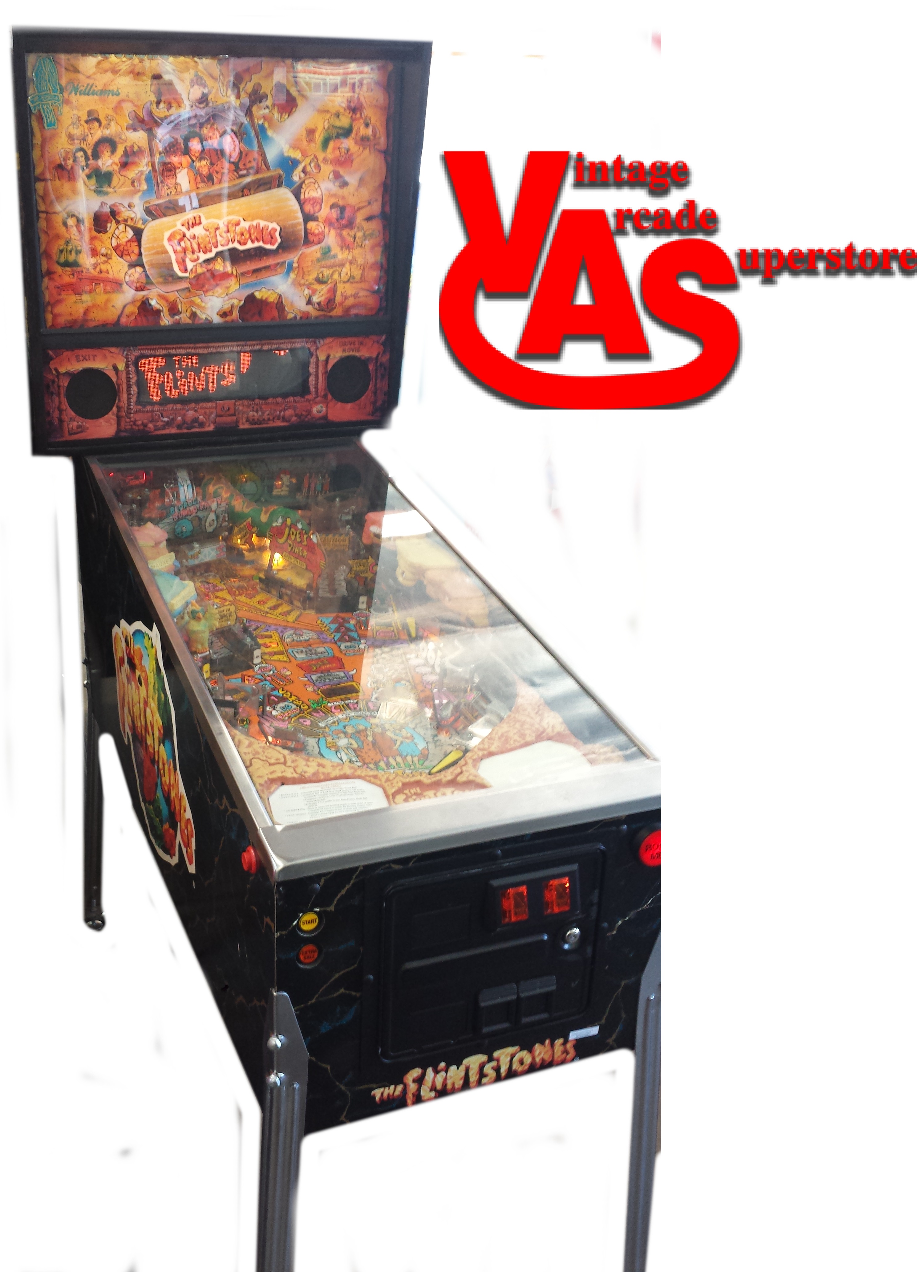 Flintstones Pinball game for sale Vintage Arcade Superstore