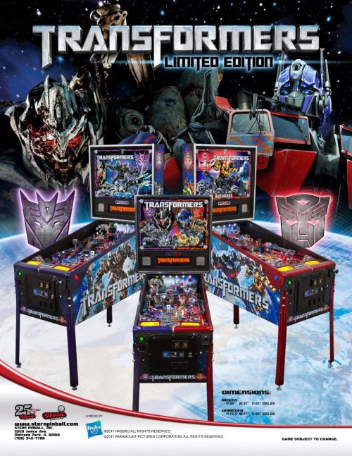 transformers_limited_edition_pinball_machine