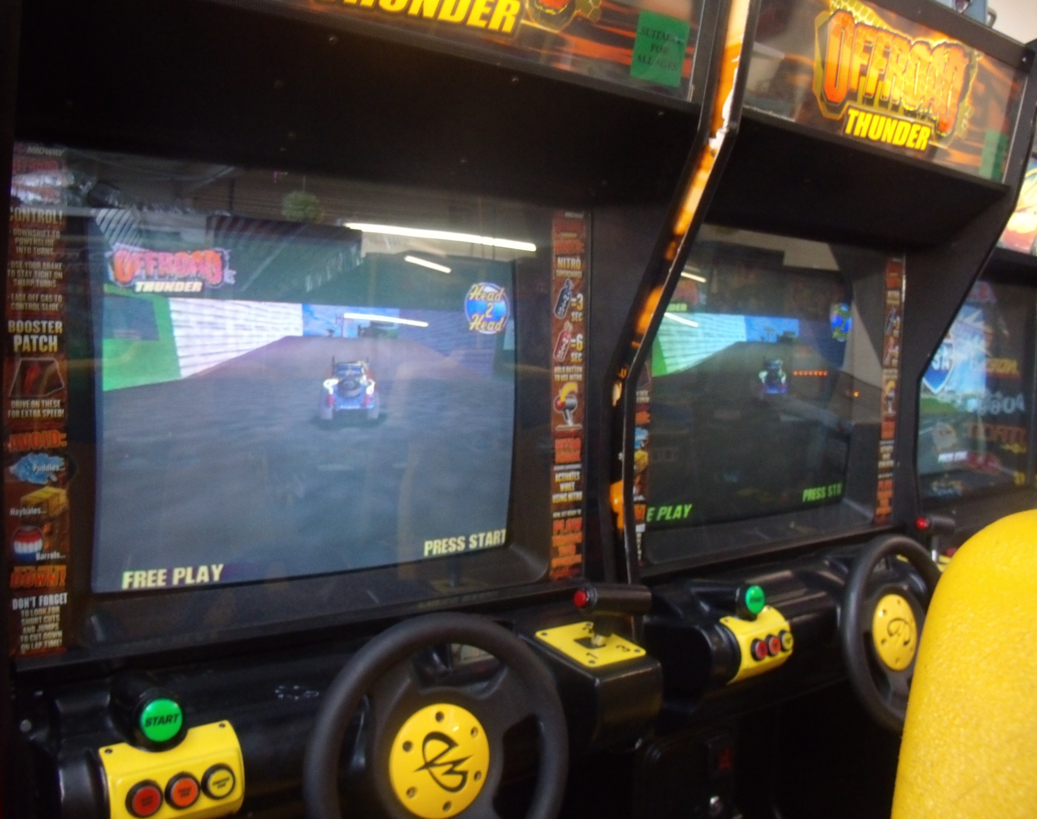 Off Road Thunder Arcade Game Vintage Arcade Superstore