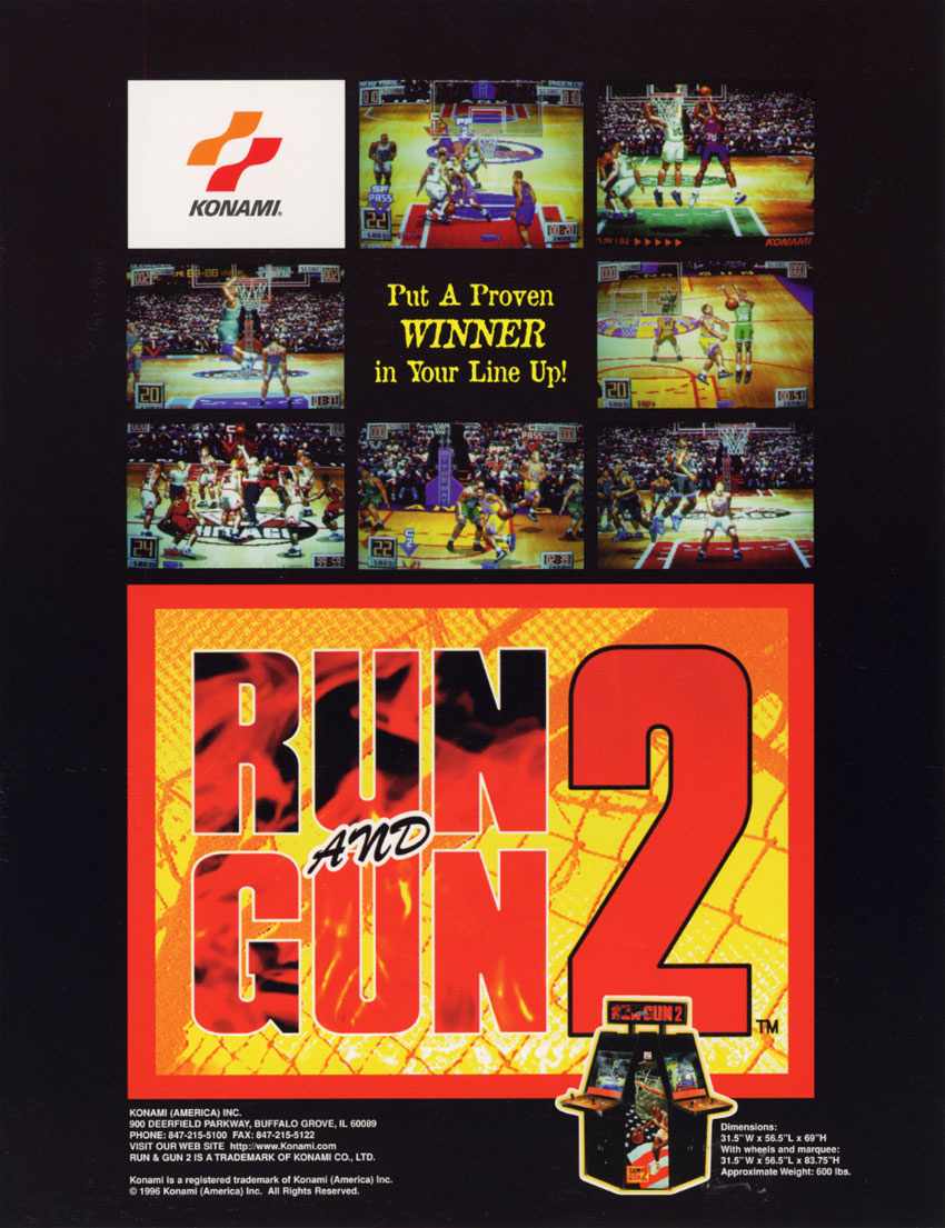 Run And Gun 2 Vintage Arcade Superstore