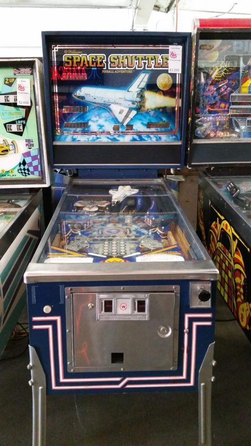 space shuttle pinball machine