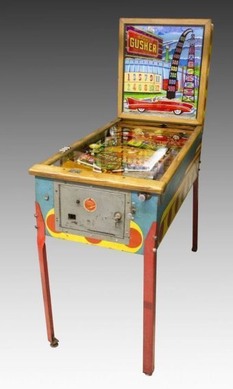 gusher pinball machine