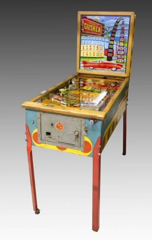 gusher pinball machine