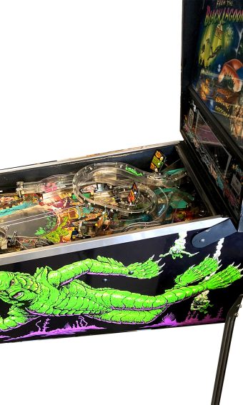 Creature Black Lagoon Pinball Machine Side View