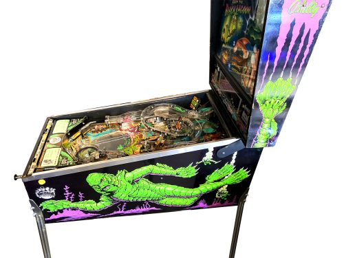 Creature Black Lagoon Pinball Machine Side View