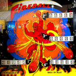 Fireball Pinball Machine Backglass