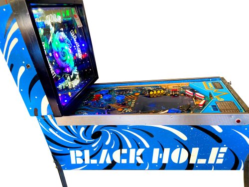 Black Hole Pinball Machine Side View