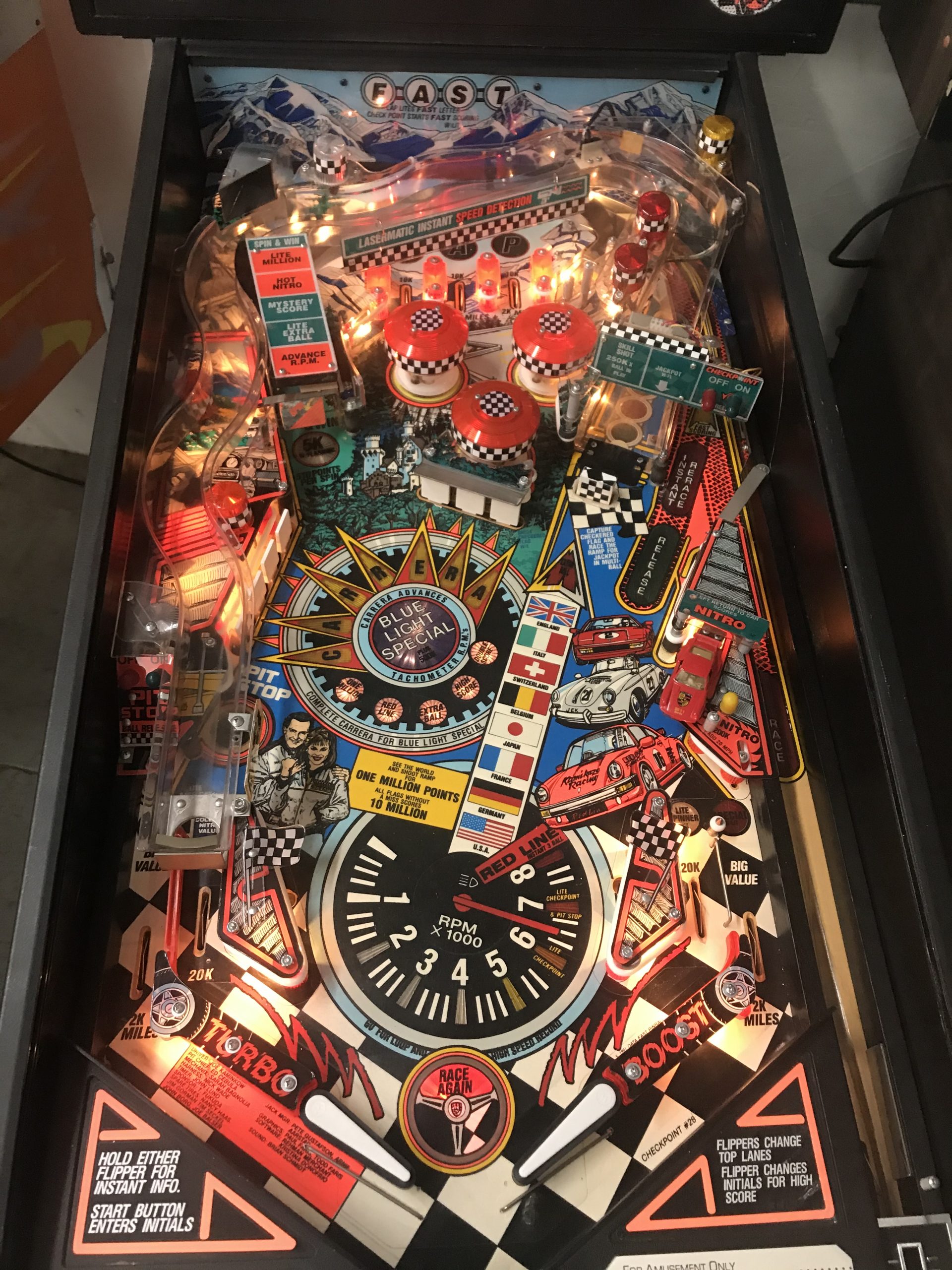 checkpoint pinball machine for sale