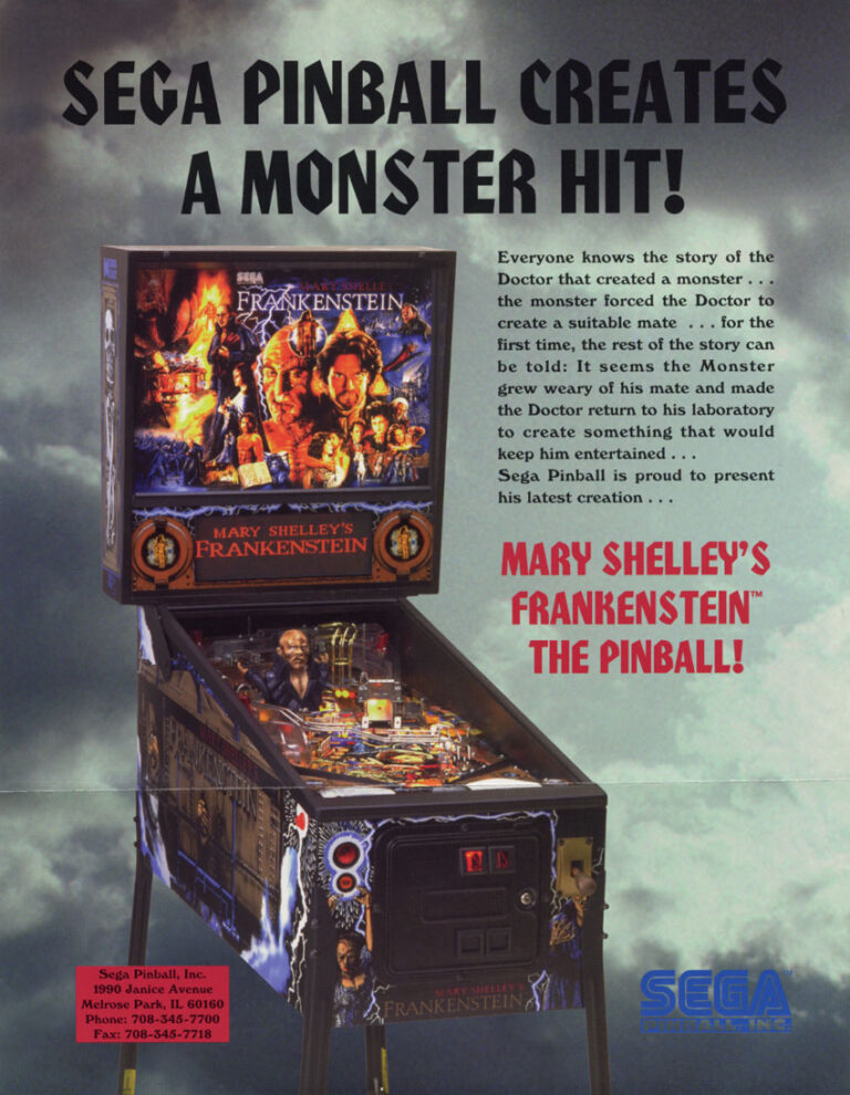 Frankenstein Pinball Machine Vintage Arcade Superstore