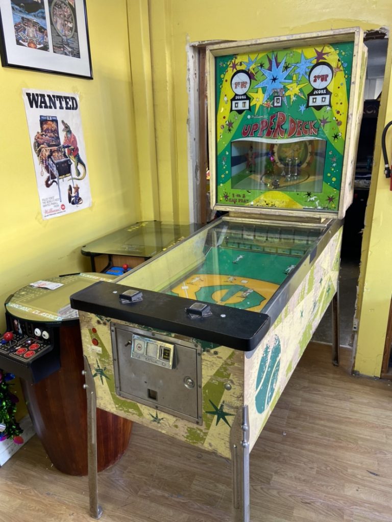 old center baseball pinball machine