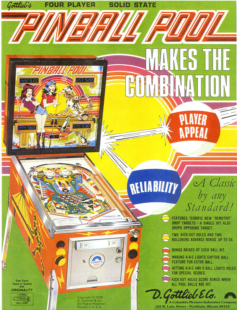 Pinball, Pool Tables, & Arcade Games