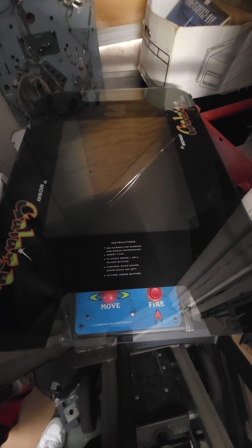 Galaga Cocktail Tabletop Arcade Game For Sale