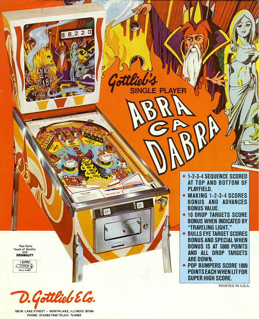 Kit D'élastiques/caoutchoucs Pour Flipper Gottlieb Abra Ca Dabra - Neuf, Pour Pinball